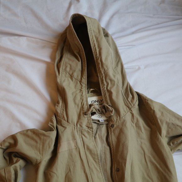 Tan Hooded Jacket - Picture 2 of 10